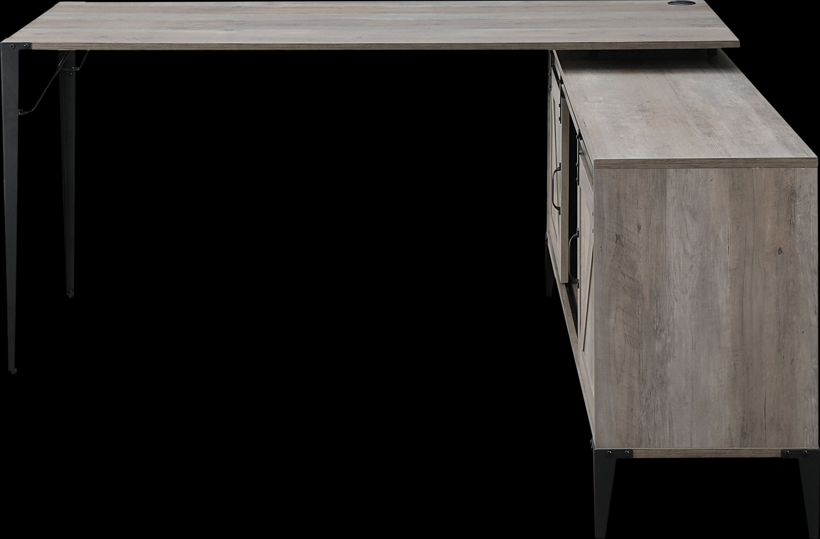 Harinette Gray Desk - Thumbnail - Image 3