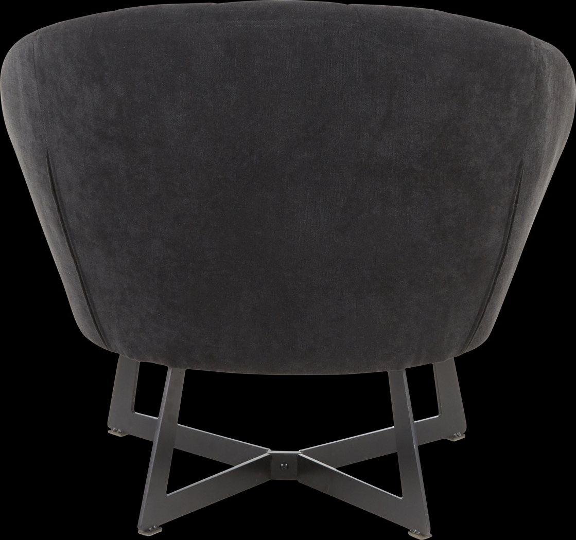 Haririck Black Accent Chair - Thumbnail - Image 4