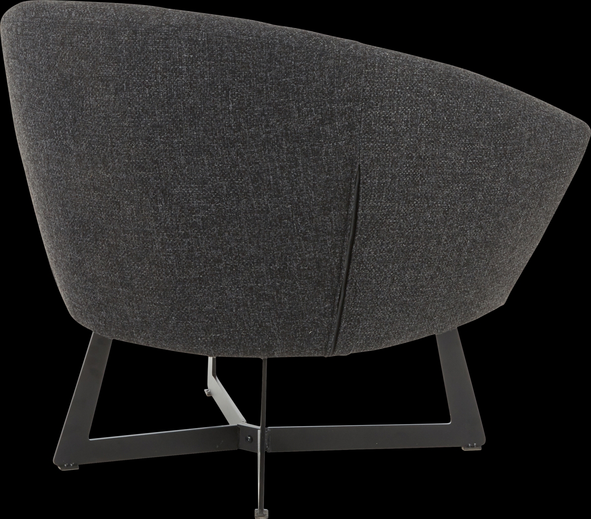 Haririck Charcoal Accent Chair - Thumbnail - Image 2