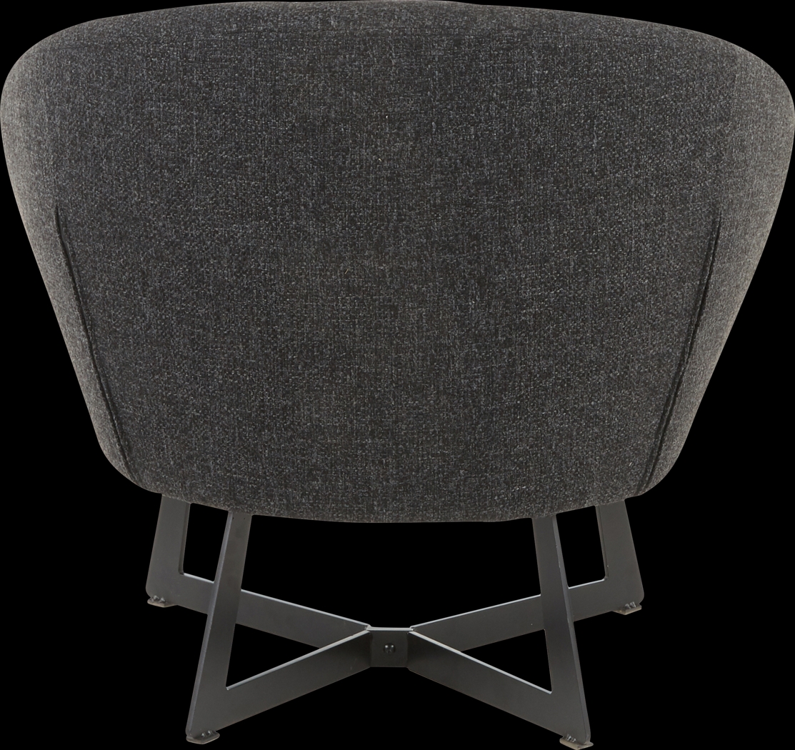 Haririck Charcoal Accent Chair - Thumbnail - Image 4