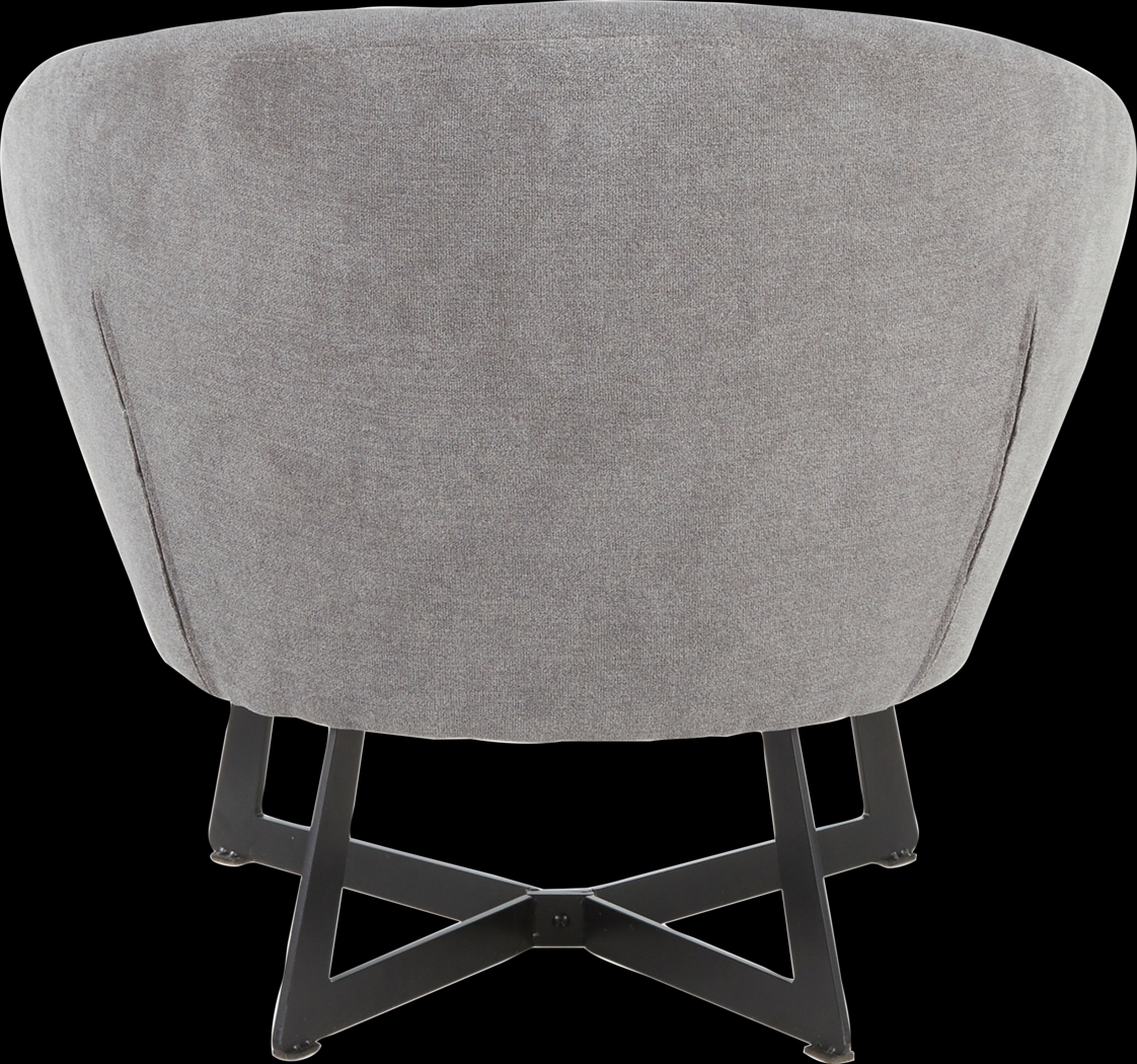 Haririck Gray Accent Chair - Thumbnail - Image 4