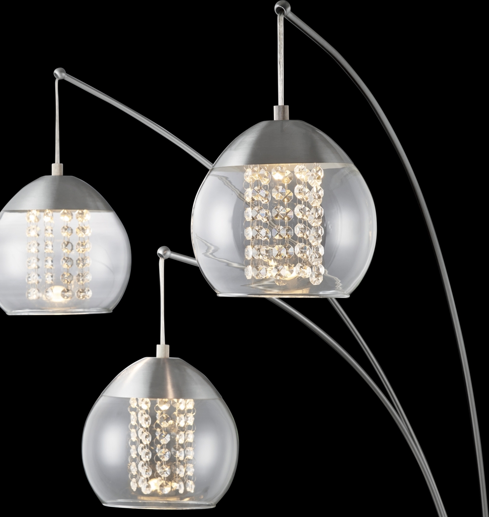 Haris Moor Silver Floor Lamp - Thumbnail - Image 3