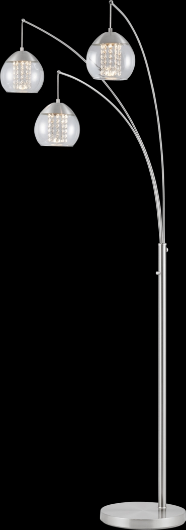 Haris Moor Silver Floor Lamp - Thumbnail - Image 1
