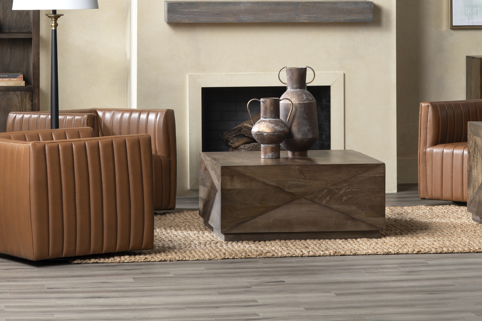 Harker Brown Cocktail Table - Thumbnail - Image 3