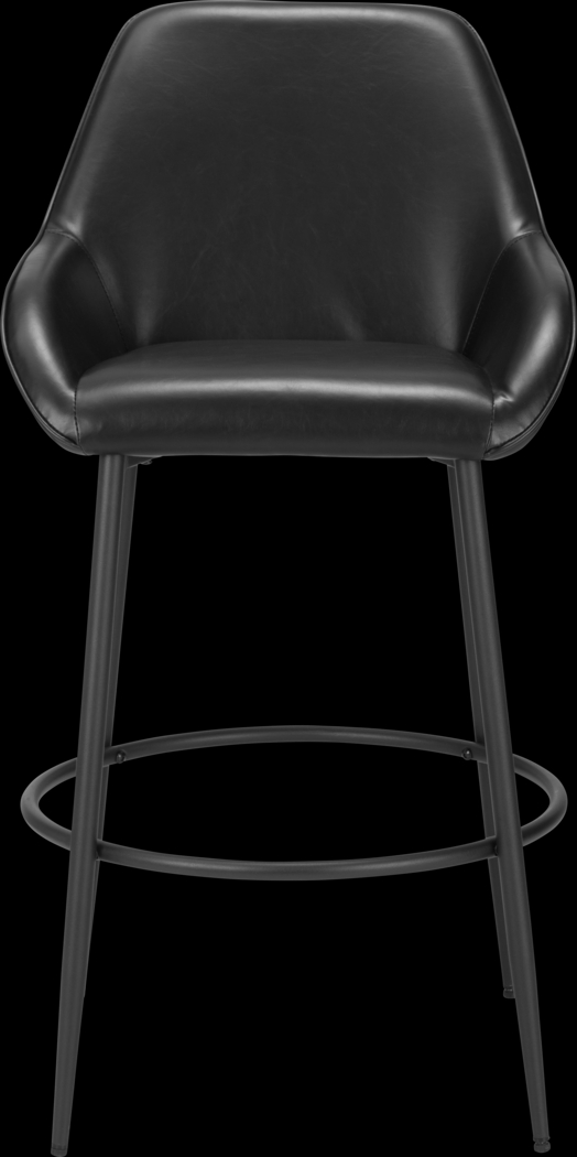 Harlan Black Barstool, Set of 2 - Thumbnail - Image 4