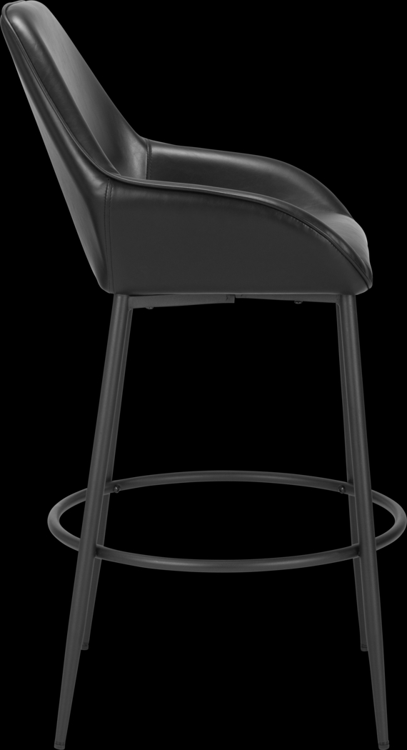 Harlan Black Barstool, Set of 2 - Thumbnail - Image 7