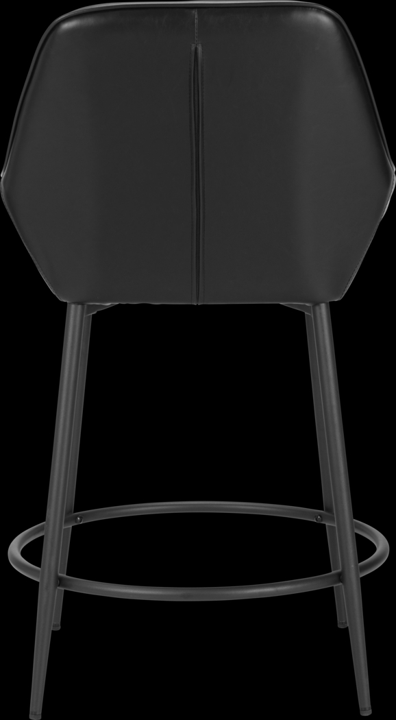 Harlan Black Counter Height Stool, Set of 2 - Thumbnail - Image 5