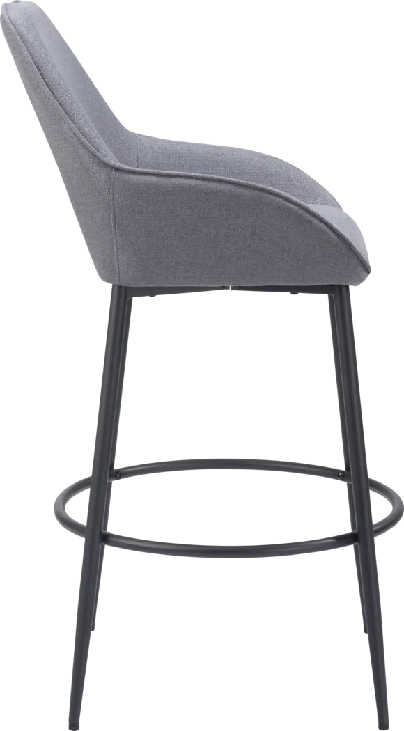 Harlan Gray Barstool, Set of 2 - Thumbnail - Image 7