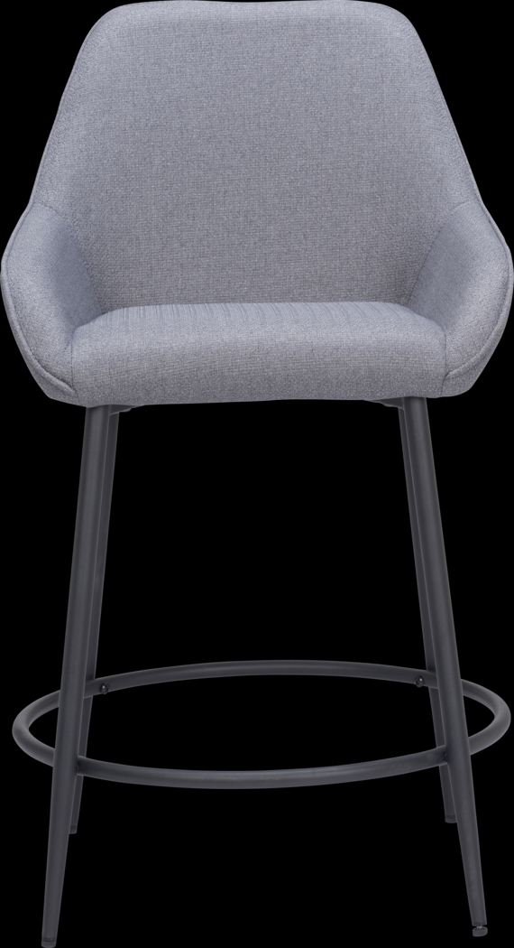 Harlan Gray Counter Height Stool, Set of 2 - Thumbnail - Image 4