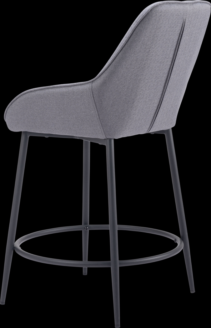 Harlan Gray Counter Height Stool, Set of 2 - Thumbnail - Image 6