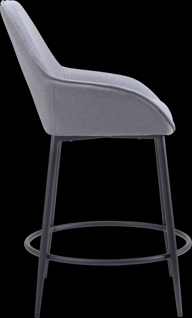 Harlan Gray Counter Height Stool, Set of 2 - Thumbnail - Image 7