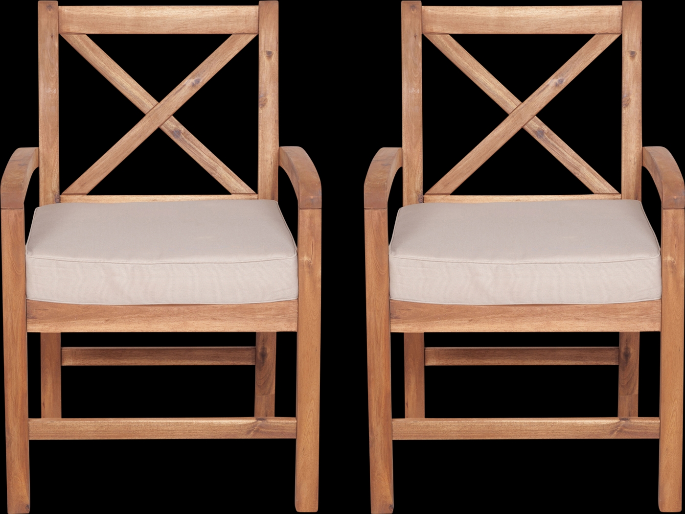 Harlanwood Brown Outdoor Accent Chair, Set of 2 - Thumbnail - Image 2