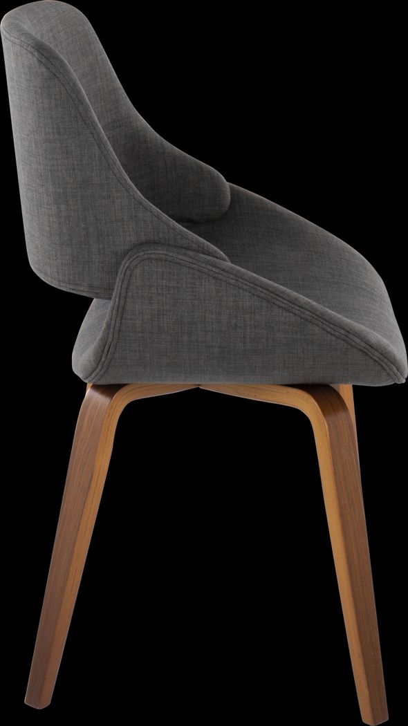 Harless Charcoal Side Chair, Set of 2 - Thumbnail - Image 4