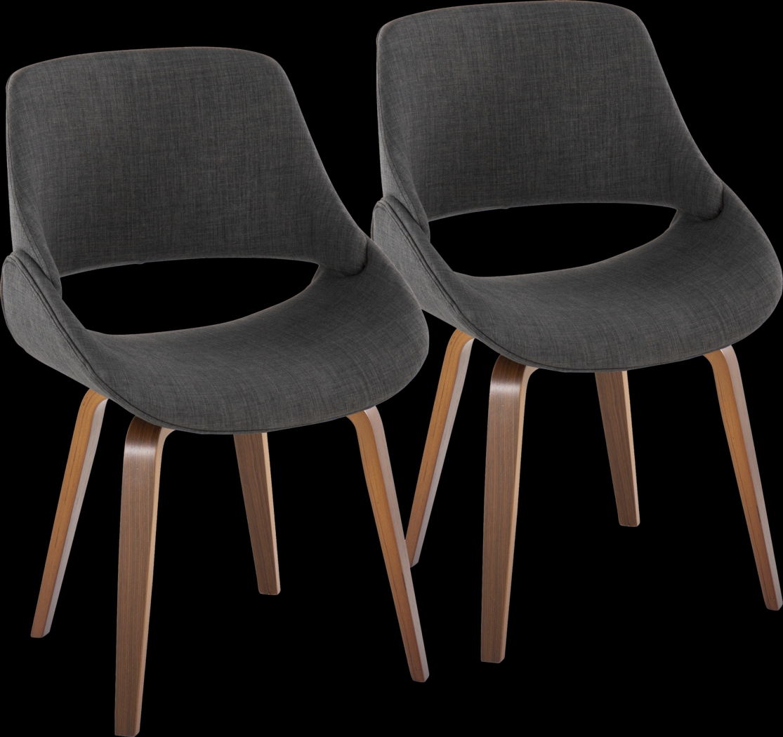 Harless Charcoal Side Chair, Set of 2 - Thumbnail - Image 1