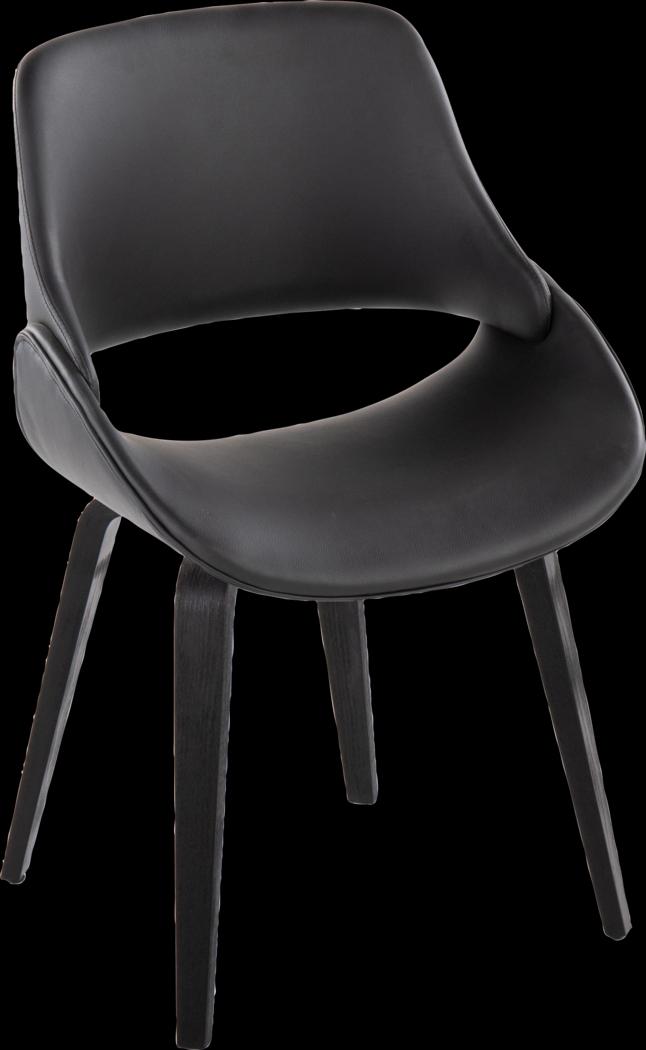 Harless II Black Side Chair, Set of 2 - Thumbnail - Image 3