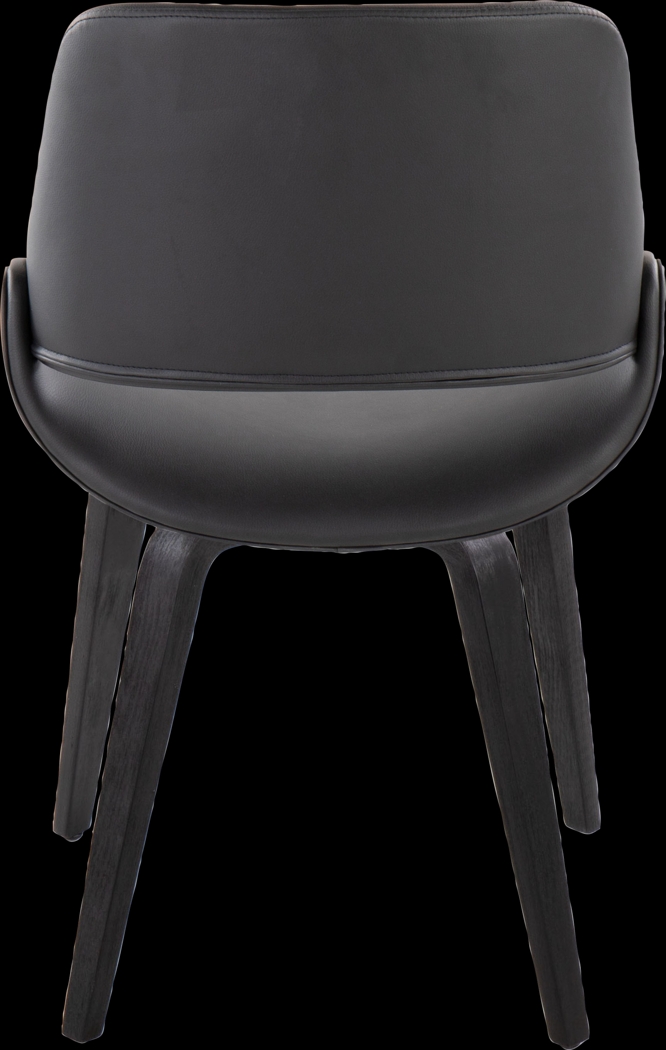 Harless II Black Side Chair, Set of 2 - Thumbnail - Image 4