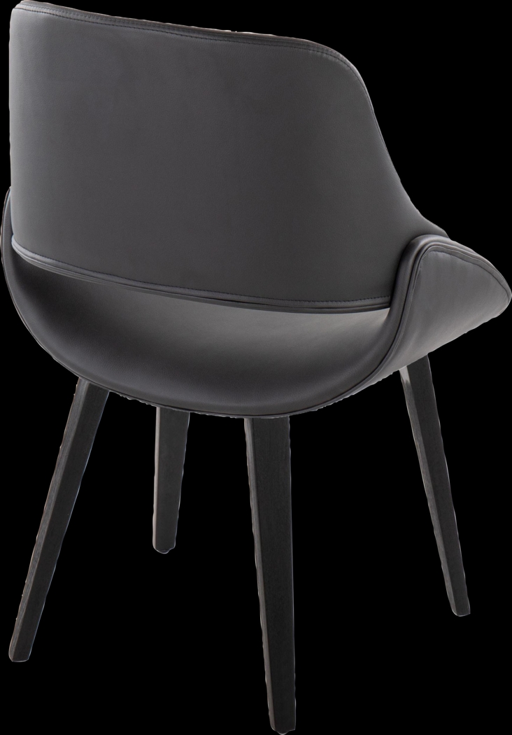 Harless II Black Side Chair, Set of 2 - Thumbnail - Image 7