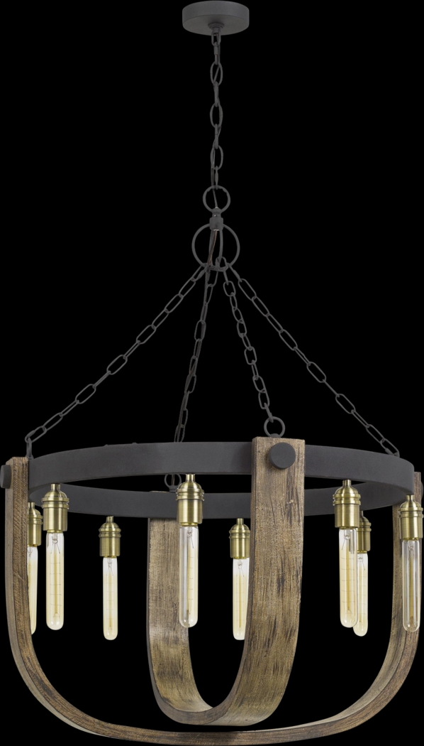 Harlingen Circle Oak Chandelier - Thumbnail - Image 1