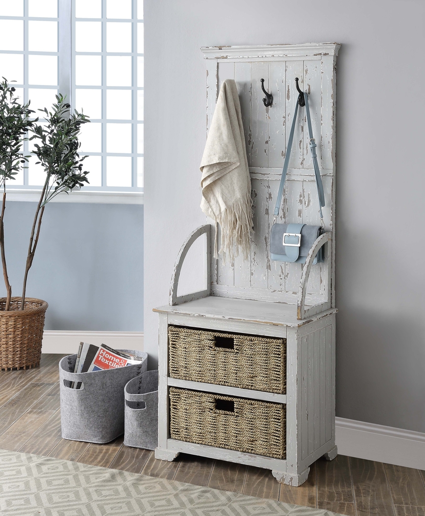 Harlingen Gray Hall Tree - Thumbnail - Image 2