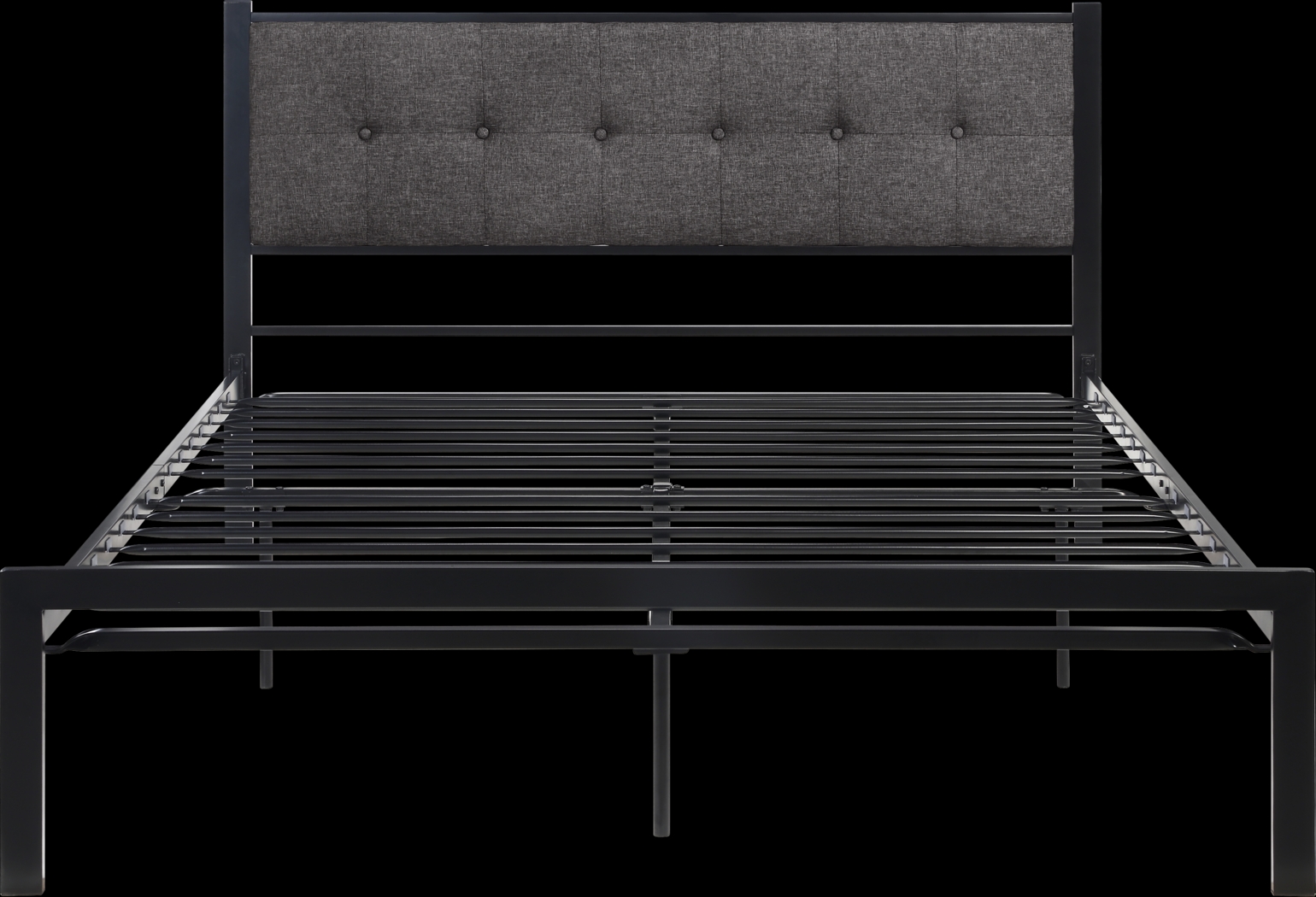 Harllan Gray Queen Platform Bed - Thumbnail - Image 5