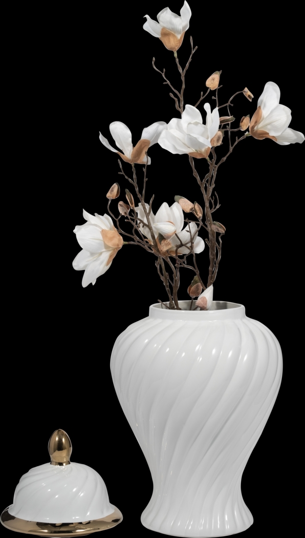 Harlou White 20 in. Jar - Thumbnail - Image 2