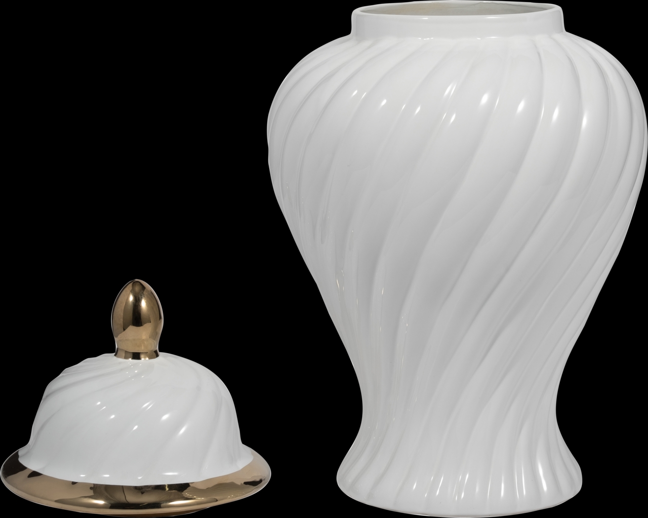 Harlou White 20 in. Jar - Thumbnail - Image 5