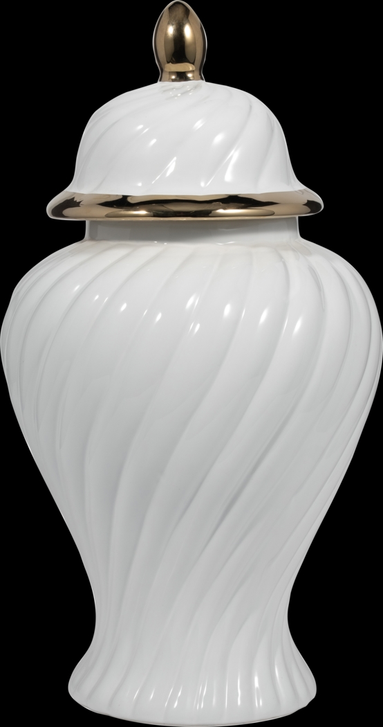 Harlou White 20 in. Jar - Thumbnail - Image 1