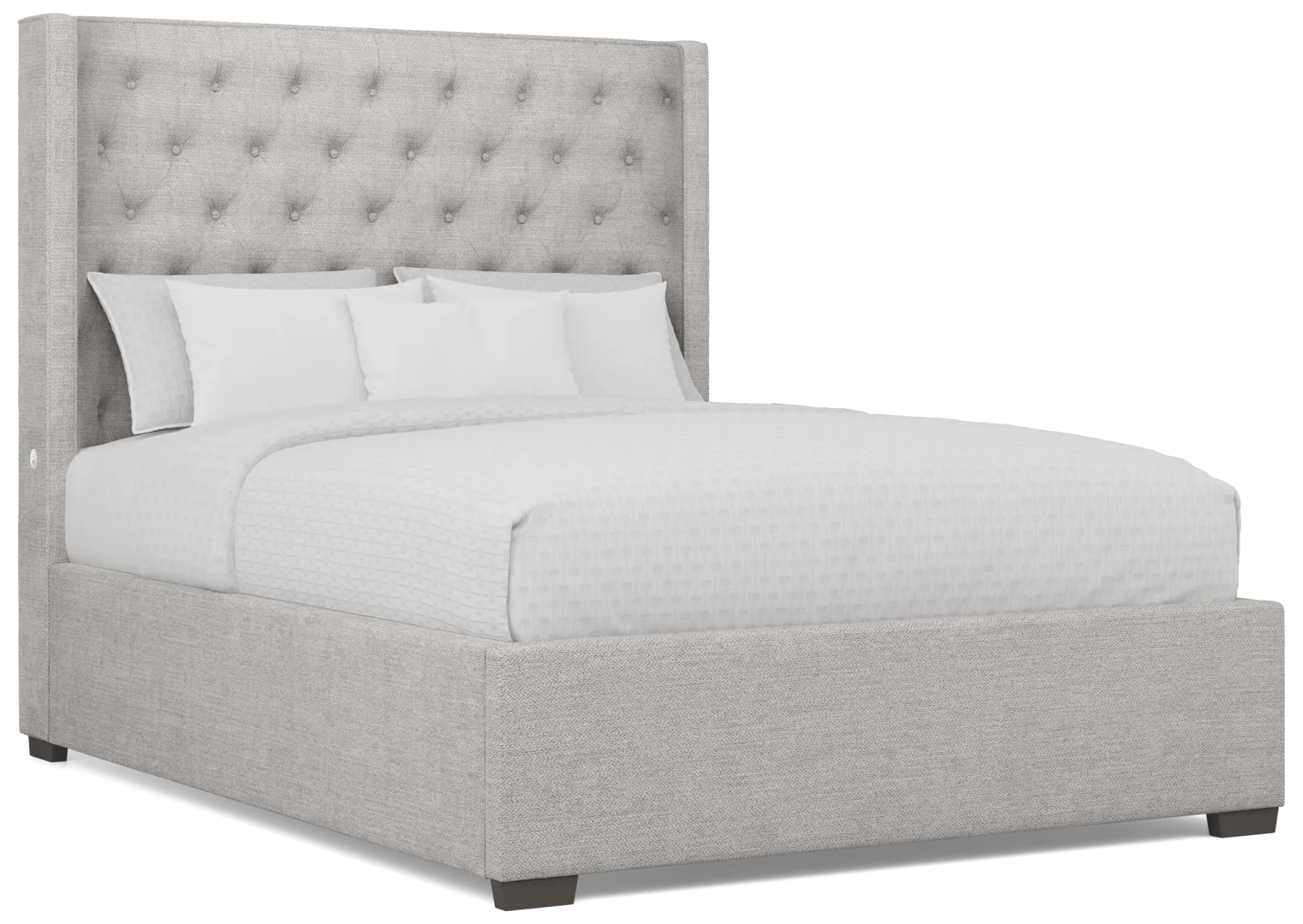 light gray 3 pc queen bed