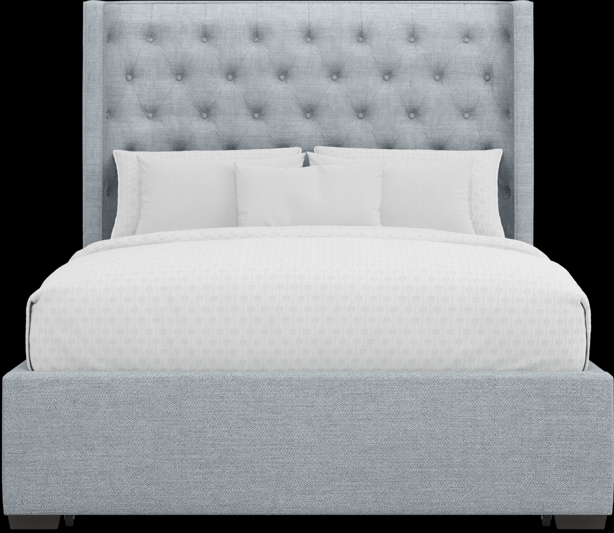 Harlow Hill Seafoam 3 Pc King Upholstered Storage Bed - Thumbnail - Image 2