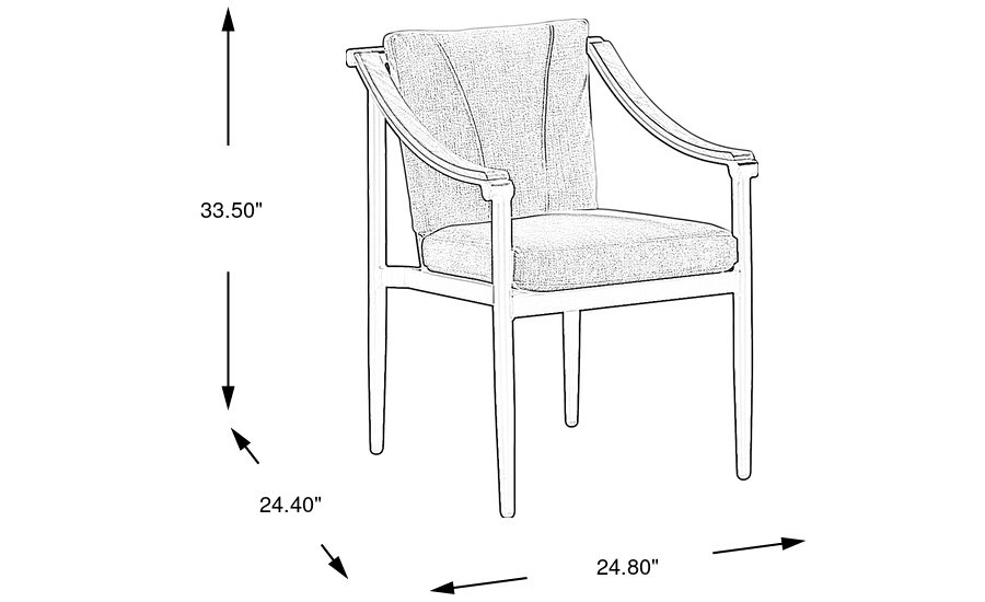 Dimension Image. Please refer to the Dimension Tab on this page for dimension details.
