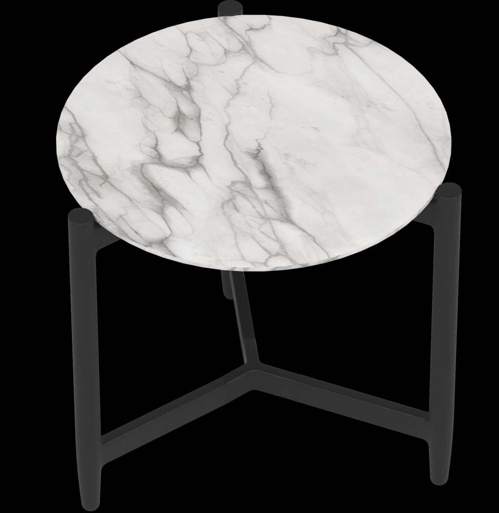 Harlowe Black Outdoor End Table - Thumbnail - Image 2