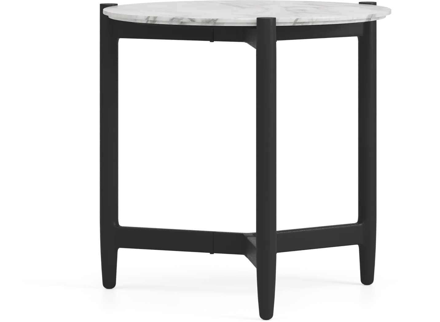 Harlowe Black Outdoor End Table - Thumbnail - Image 1
