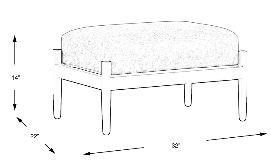 Dimension Image. Please refer to the Dimension Tab on this page for dimension details.