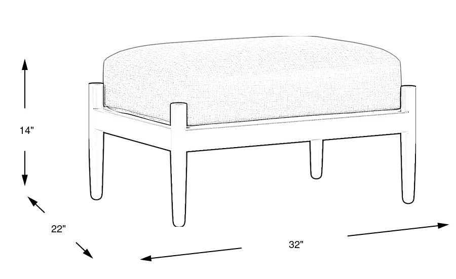 Dimension Image. Please refer to the Dimension Tab on this page for dimension details.