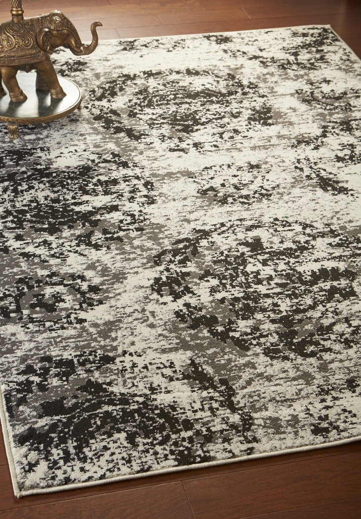 Harlowens Black 5'2 x 7'2 Rug - Thumbnail - Image 3