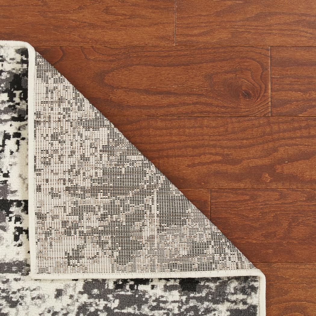 Harlowens Black 7'9 x 9'5 Rug - Thumbnail - Image 5