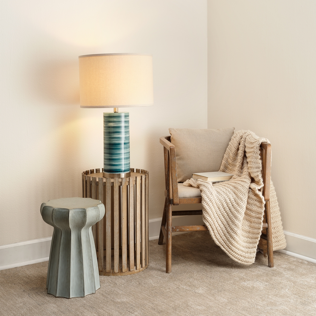 Harman Lane Turquoise Lamp - Thumbnail - Image 2