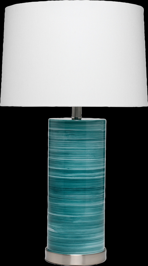 Harman Lane Turquoise Lamp - Thumbnail - Image 1
