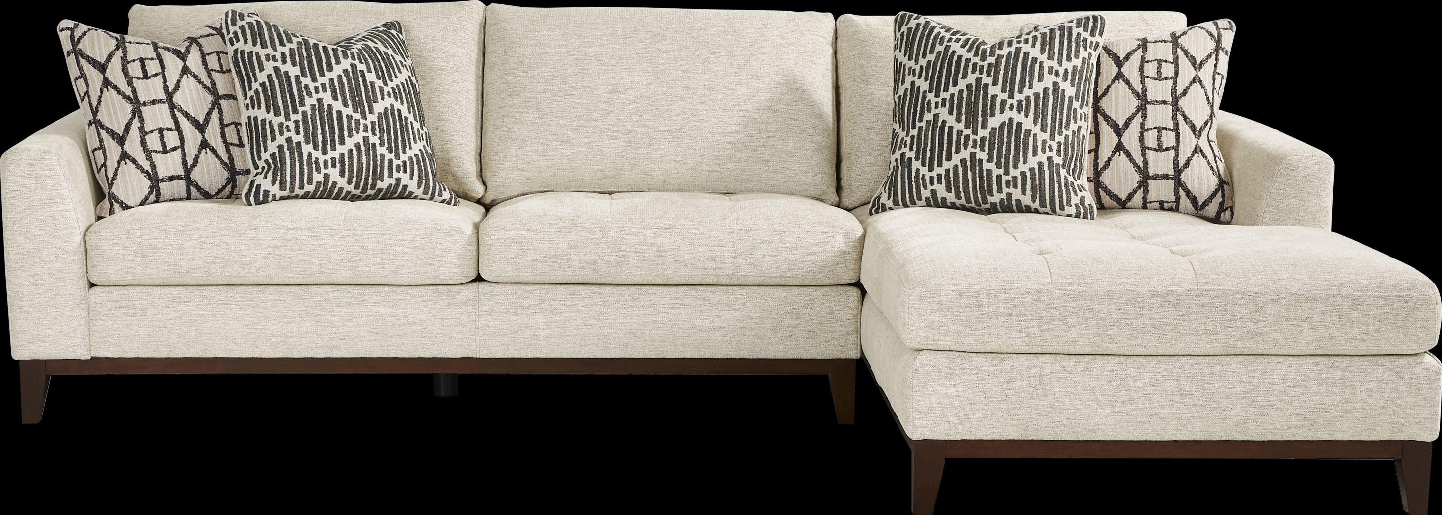 Harmon Beige 2 Pc Sectional - Thumbnail - Image 1