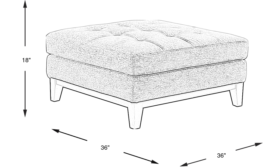 Dimension Image. Please refer to the Dimension Tab on this page for dimension details.
