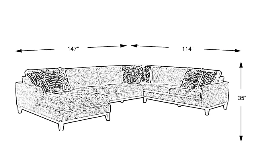 Dimension Image. Please refer to the Dimension Tab on this page for dimension details.
