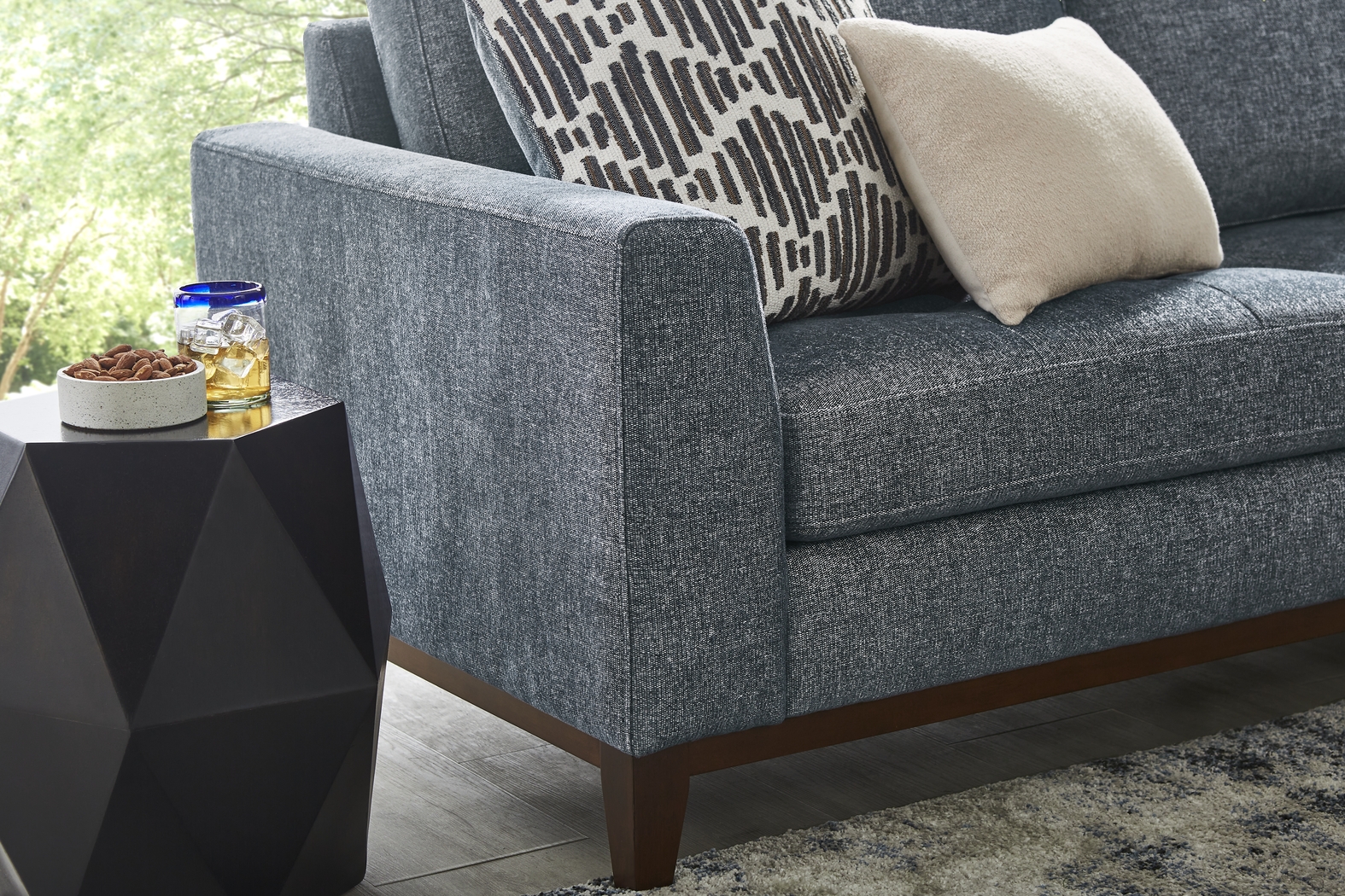 Harmon Indigo 3 Pc Sectional - Thumbnail - Image 4