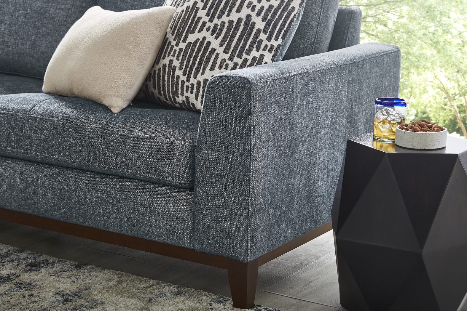 Harmon Indigo 3 Pc Sectional - Thumbnail - Image 4