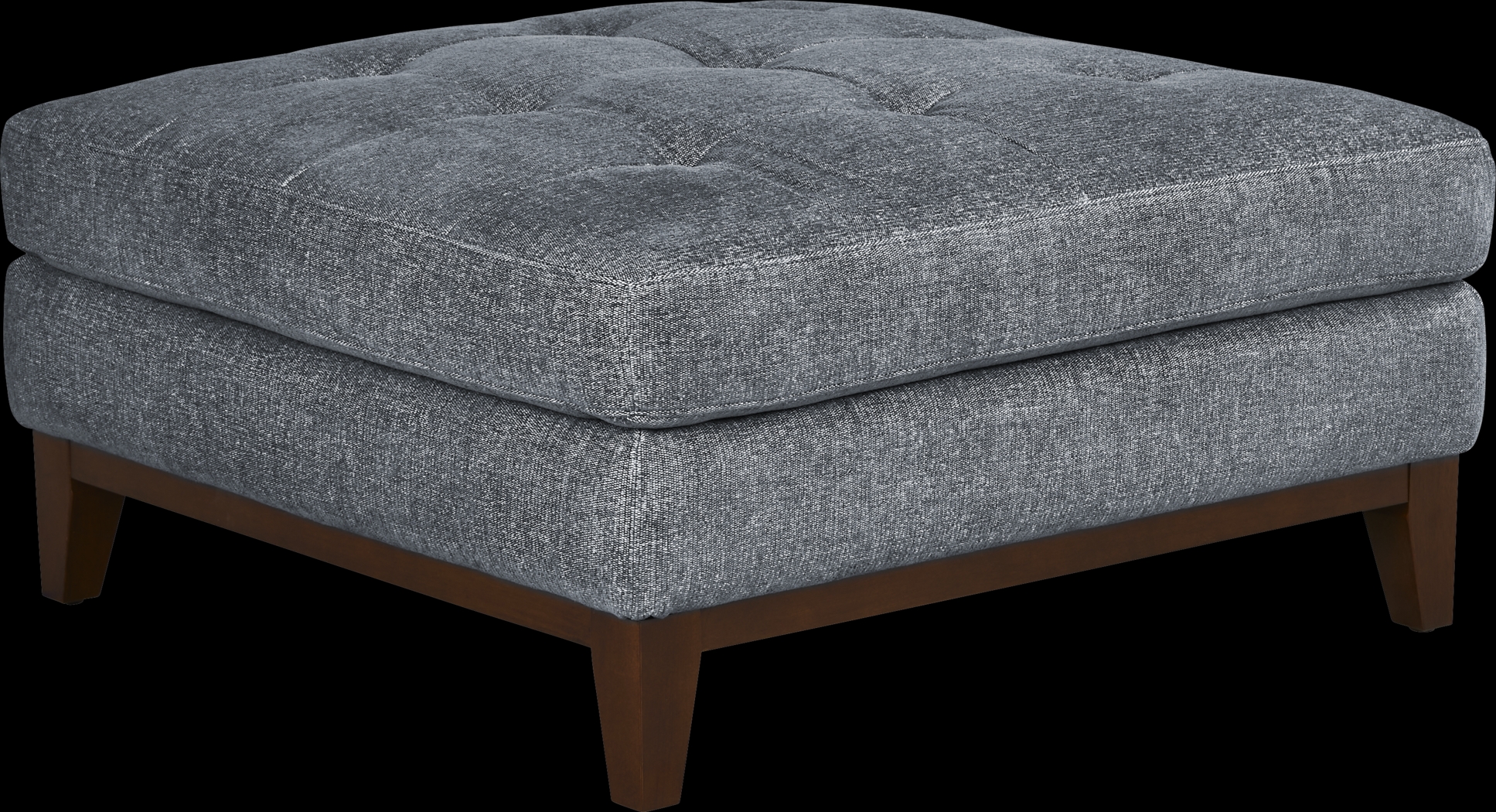 Harmon Indigo Cocktail Ottoman - Thumbnail - Image 1