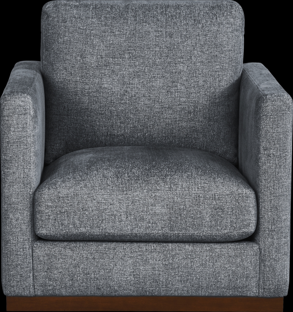 Harmon Indigo Swivel Chair - Thumbnail - Image 2