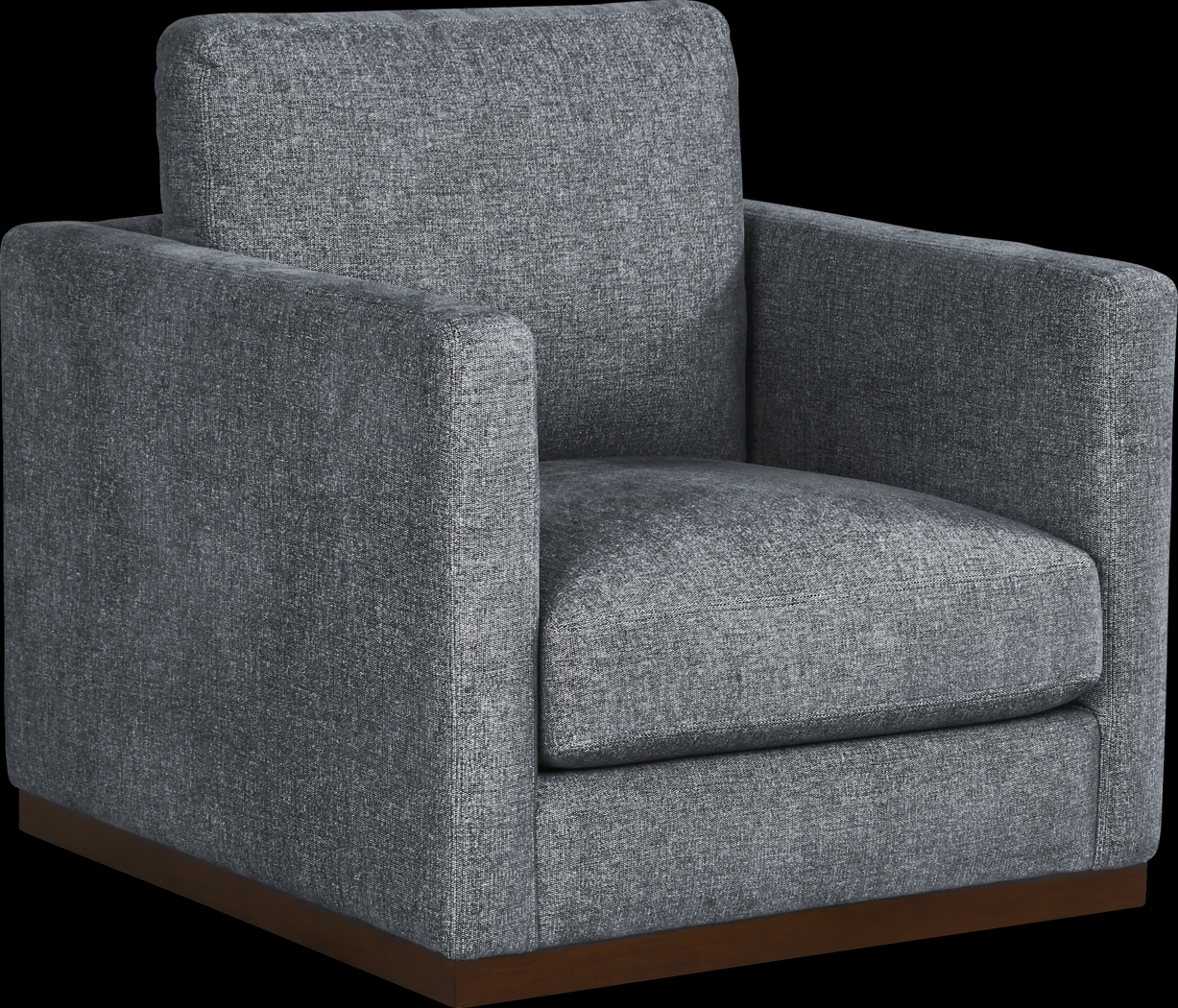 Harmon Indigo Swivel Chair - Thumbnail - Image 1