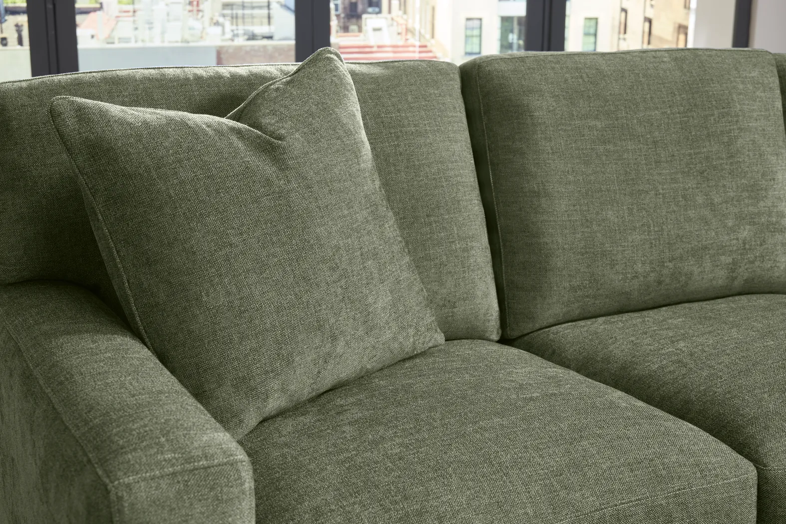 Harmonie Avocado 2 Pc Sectional - Image 5