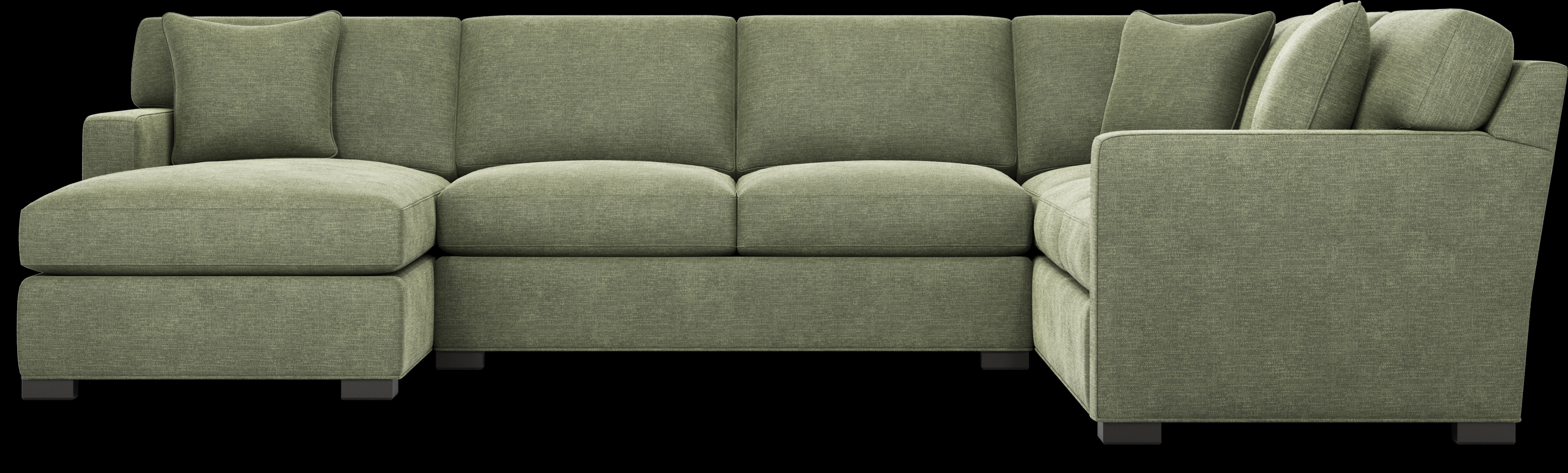 Harmonie Avocado 3 Pc Sectional - Thumbnail - Image 3