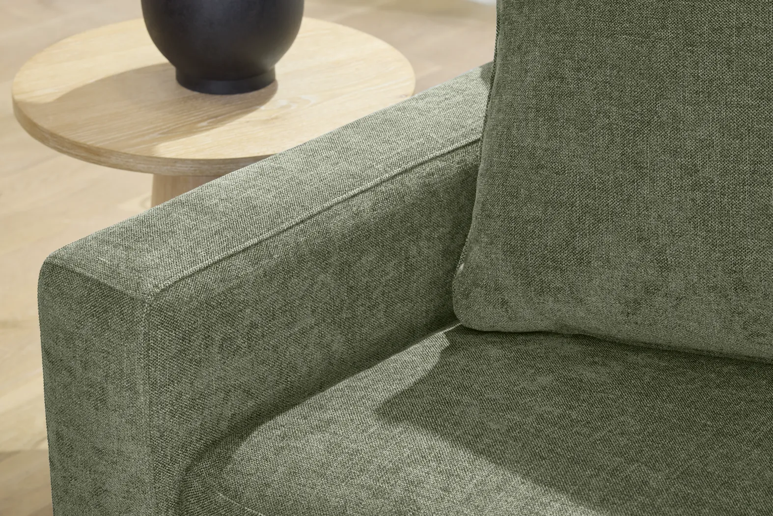Harmonie Avocado 3 Pc Sectional - Image 7