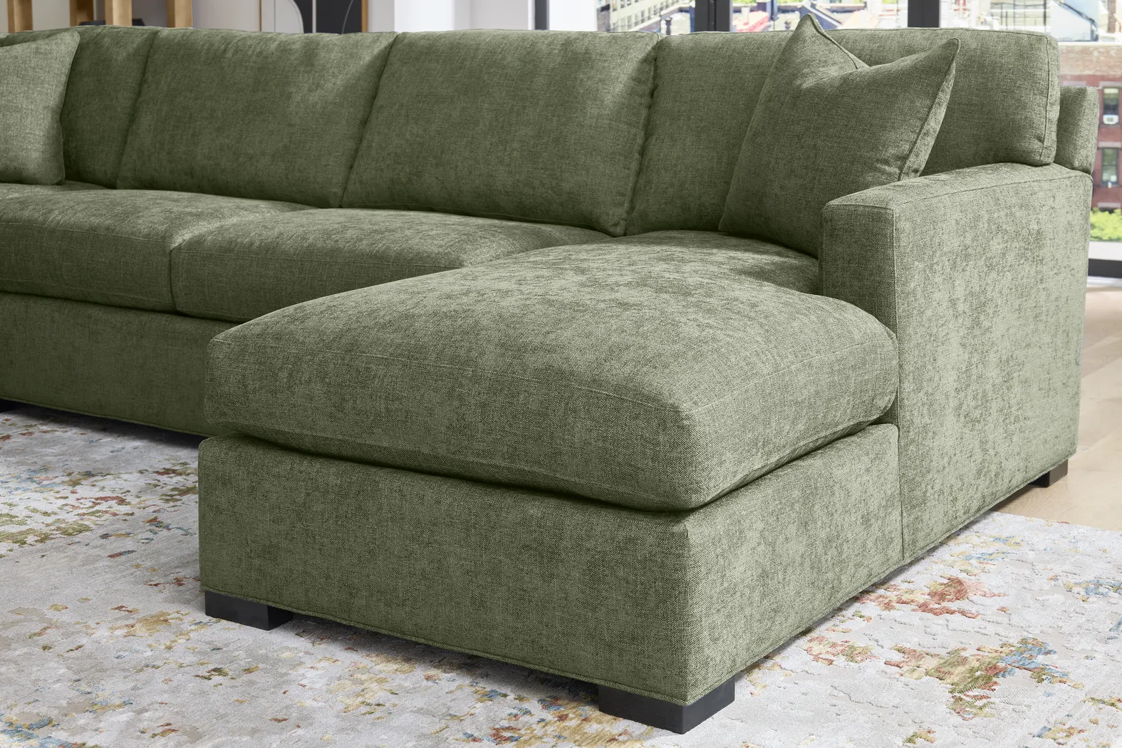 Harmonie Avocado 3 Pc Sectional - Image 11
